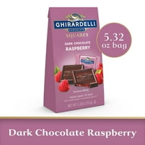 GHIRARDELLI Dark Chocolate Raspberry Squares, 5.32 oz Bag