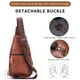 thumbnail image 3 of Bandolera BULLCAPTAIN de piel auténtica con puerto USB para hombre, 3 of 6