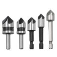 thumbnail image 1 of Chamfer Industrial Firm Stainless Steel Lightness Wide Application Drill Countersink Convenient Drill Tools Counter Cutter Accessory Drilling Bit Set, 1 of 8
