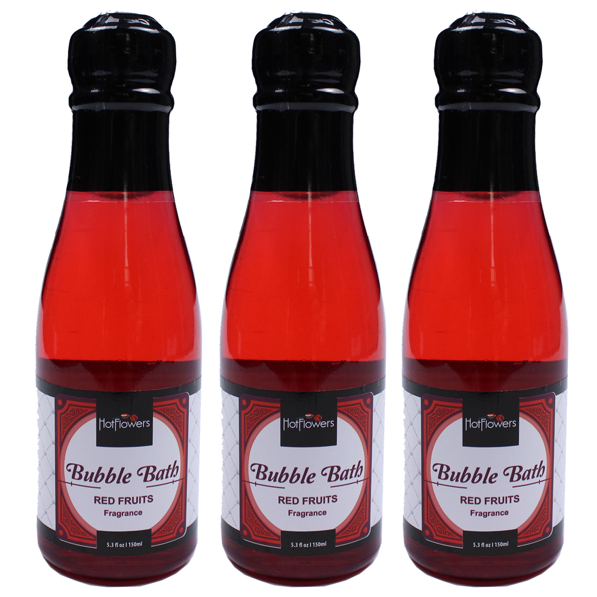 Hot Flowers Bubble Bath Red Fruits Scented Women and Men Bath Foam