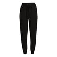 thumbnail image 5 of Time and Tru Women's Elastic Waist Cozy Jogger Pants, 5 of 5