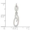 thumbnail image 3 of FB Jewels Sterling Silver Initial O Pendant, 3 of 4