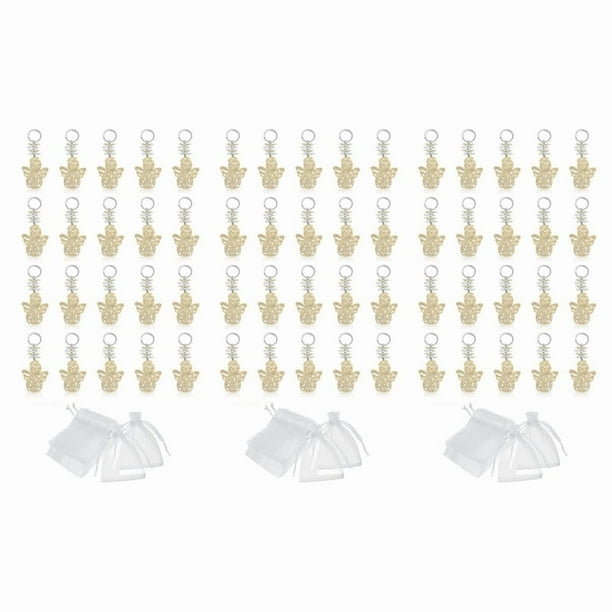 60 Piezas Bautismo Bautismo de Madera Bautismo Favor Recuerdos Bautismales Favores de ComunióN para NiñO o NiñA
