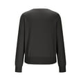 thumbnail image 4 of cocolona Womens Lightweight Sweaters V Neck Tops Long Sleeve Shirts Fall Pullover Sweaters Dressy Casual Blouses, 4 of 9