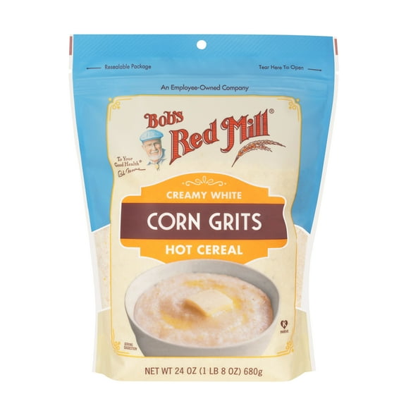 Bob's Red Mill Southern Style White Corn Grits 24 Oz Pack of 2
