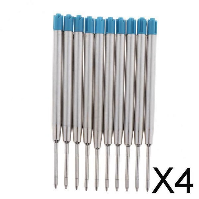 Recargas de bolígrafo de Metal Soledad Tinta azul 10 piezas