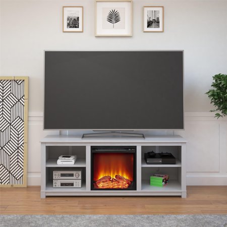 Ameriwood Home Edgewood Tv Console With Fireplace For Tvs Up To 60