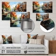 thumbnail image 4 of Designart "Verdant Waterway Peaks Contrast" Canals Metal Wall Art, 4 of 5