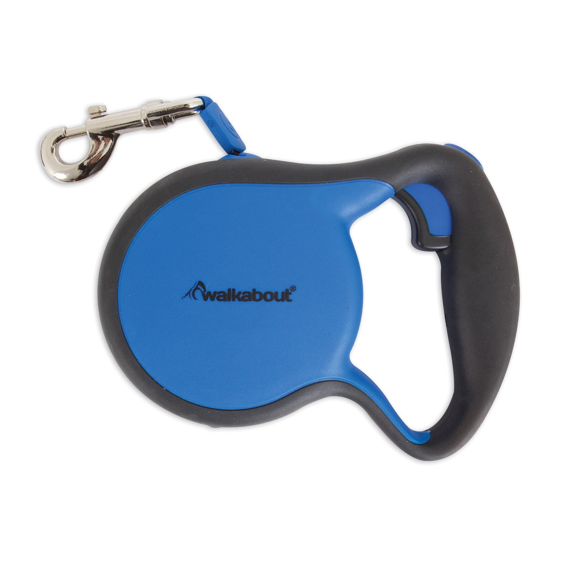 Petmate Walkabout Black Plastic Retractable Leash Large