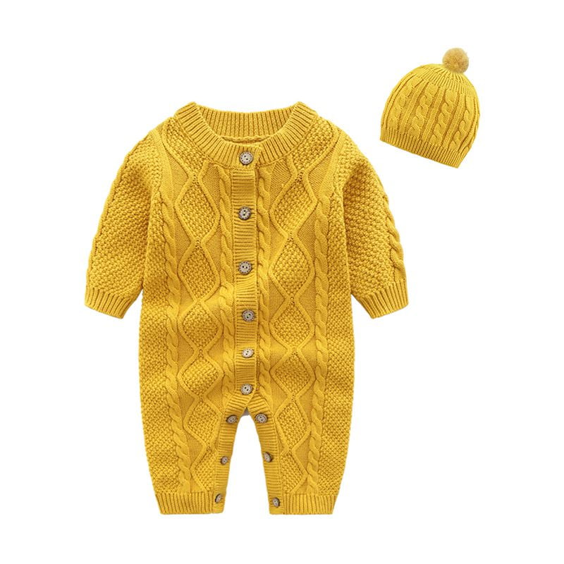 Infant Toddler Baby Girls Cardigan Sweater Long Sleeve Button Down Knitted Outwear Fall Winter Solid Color Knit Tops 0-18M