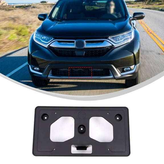 Front License Plate Bracket for 2014-2016 Nissan Rogue (USA), Front License Plate Bracket Parts, Front Bumper License Plate Frame