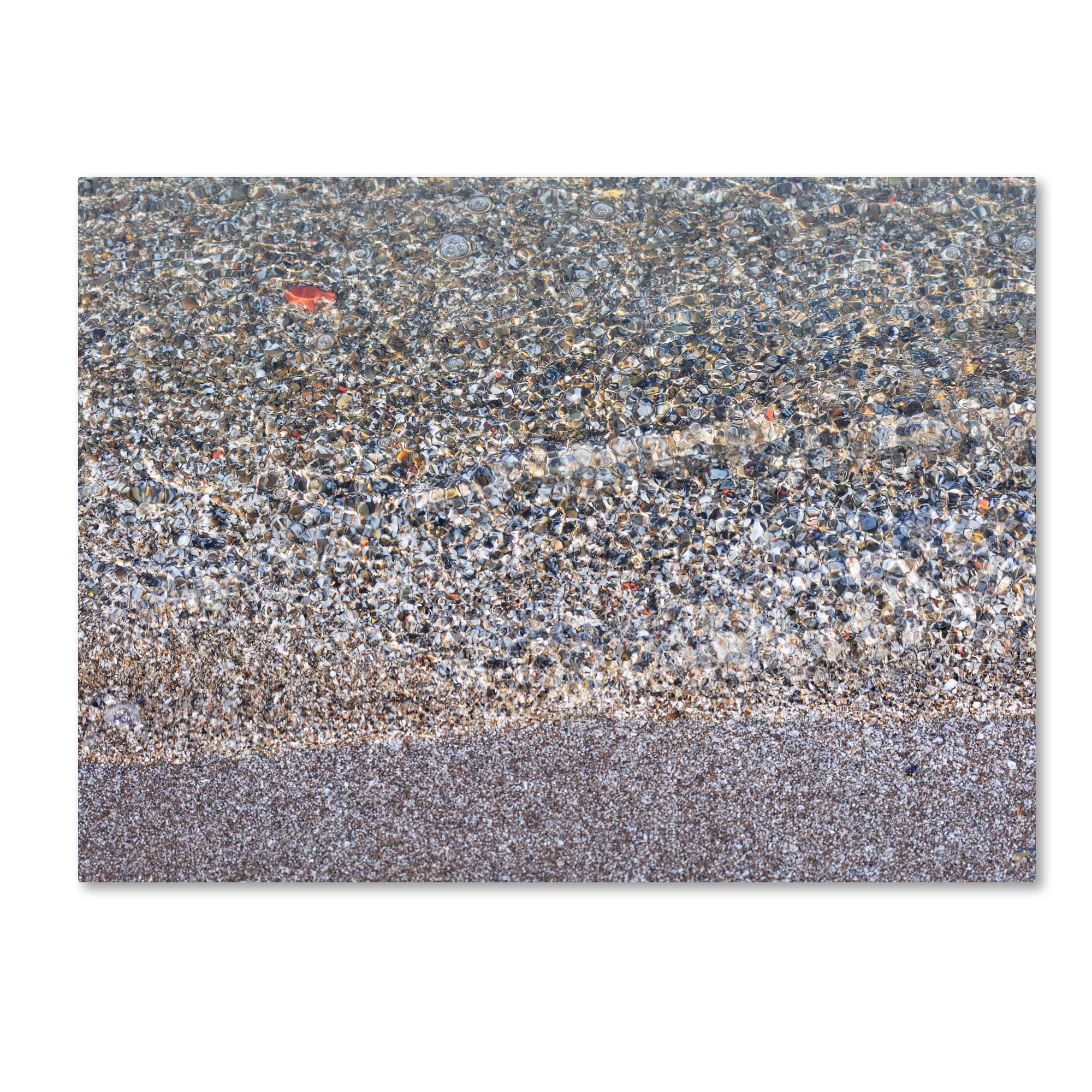Trademark Fine Art "Lakeshore Abstract" Canvas Wall Art by Kurt Shaffer