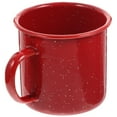 thumbnail image 4 of GOOHOCHY Large Coffee Mugs for Home Use Red Enamel Cup Safe Practical Multifunctional 10 oz, 4 of 8