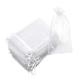 thumbnail image 1 of Shisuyan 100pcs Gauze Drawstring Bag Festival Goody Pouch Portable Jewelry Storage Pouch, 1 of 9