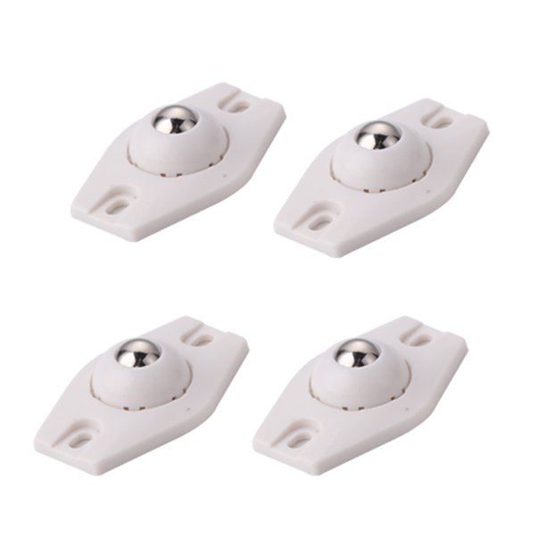 Sywqhk 4 Uds. Caja de almacenamiento giratoria con ruedas giratorias universales para cubo de basura (blanco) Sywqhk Para estrenar
