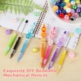 thumbnail image 4 of Whoaoh 12 Pcs Beadable Mechanical Pencils, Multicolor Mini 0.7mm Mechanical Pencils, Drawing Pencils with Silicone Hand Guard, Pencils with Smooth Writing, DIY Pens for Drawing Sketching, 4 of 6