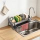 thumbnail image 4 of Kitchen Sink Sponge Holders And Storage Rack This Sink Storage Rack Cans Be Used To Store Soap Dispensers And Other Accessories, 4 of 6