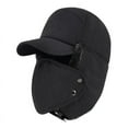 thumbnail image 2 of Viworld Men's Faux Fur Trapper Hat Face Shield Ear Protection Winter Thick Cycling Ski Cap, 2 of 6
