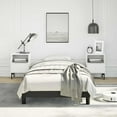 thumbnail image 1 of vidaXL Bed Frame Black 100x190 cm Twin Faux Leather, 1 of 7