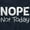 Navy, variant on Nope Not Today Tomorrow Sarcastic Sweatshirt for Men or Women Brisco Brands L