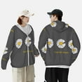 thumbnail image 6 of Fotbe Keep Life Simple Daisy Flower Men's Women's UPF 50+ Sun Protection Jacket Hooded Cooling Shirt with Pockets Hiking Outdoor Performance-3X-Large, 6 of 9