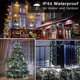 thumbnail image 4 of 2024 25M ​​200 LED Cadena de luces de árbol de Navidad eléctricas Luz navideña decorativa para decoración navideña, árbol, dormitorio interior, boda - Blanco frío, 4 of 5