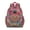 Rose-red-15, variant on Retro Wildflower School Backpack for Student Lightweight Adjustable Padded Straps Chest Buckle Spacious Durable Bookbag for Daily Use