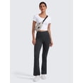 thumbnail image 4 of Pantalones CRZ YOGA Butterluxe tiro alto acampanados gris talla S 29", 4 of 5