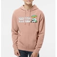 thumbnail image 2 of Wild Bobby Good Vibes High Tides Streetwear Unisex Pigment Dyed Hooded Sweatshirt, 2 of 5