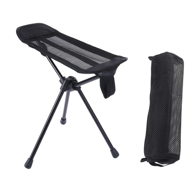 maskred 1/2/3 Chaise Pliante Repose-Pieds Chaise de Pêche Portable Tabouret pour Camping Randonnée Type1 1 Pce
