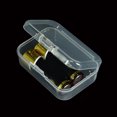 thumbnail image 2 of 2 Pcs Mini Boîte de Rangement Rectangulaire en Plastique Translucide, 2 of 5