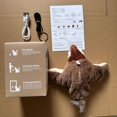thumbnail image 3 of Pájaro de peluche interactivo recargable por USB Crrynuo - Apariencia simulada - Divertido juguete para gatos - Sonidos de pájaro realistas - Entretenimiento adorable para gatos - Gorrión marrón, 3 of 7