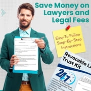 PlanNow Revocable Living Trust Kit for Individuals -Do It Yourself Revocable Trust Forms to Protect Family, Assets & Yourself - Cost-effective with Easy Step-by-Step Instructions - Attorney-Approved