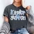 thumbnail image 3 of Preppy Kindergarten Teacher Team Bow Back to School Girls T-Shirt, Men's And Women's Graphic Tee 100% Cotton by TBun, Full Sizes S-5XL, 3 of 5