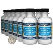 Magnesium Sulfate Heptahydrate / 3 Pounds / 12 Bottles / 99.9% Pure USP Food Grade/Fine Crystals