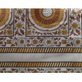 thumbnail image 4 of oneOone Georgette Viscose Fabric Leaves & Floral Block Decor Fabric Printed BTY 42 Inch Wide, 4 of 4