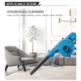 thumbnail image 2 of Cordless Portable Electric Air Blower Rechargeable Lithium Battery for Dust Removal Snow Blower Leaf Blower US Plug, 2 of 8
