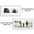 thumbnail image 3 of Americanflat Collage Frame - Fits (2) 4x6 Photos or (1) Larger 6x14 Picture - White, 3 of 7