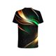 thumbnail image 3 of Mens Camisetas Casual Cuello Redondo Impresión Suéter Fitness Pantalones Cortos Mangas Blusa, 3 of 5