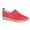 Red, variant on Fleet And Foster Womens Tulip Leather Slip On Shoe