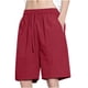 thumbnail image 1 of pstuiky Pantalones cortos cargo para hombre, Pantalones cortos de verano para hombre, informales y cómodos, con bolsillo y cintura elástica y cordón ajustable. Pantalones cortos de baloncesto, 1 of 4