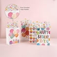 thumbnail image 6 of SHIPKEY 4 Pack Birthday Gift Bags with Tissue Paper, Birthday Bags for Newborns, Kids, Men & Women, 6 of 8