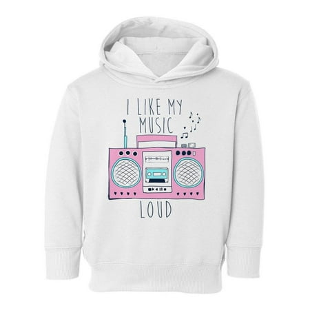 

I Like My Music Loud Hoodie Toddler -Image by Shutterstock 4 Toddler