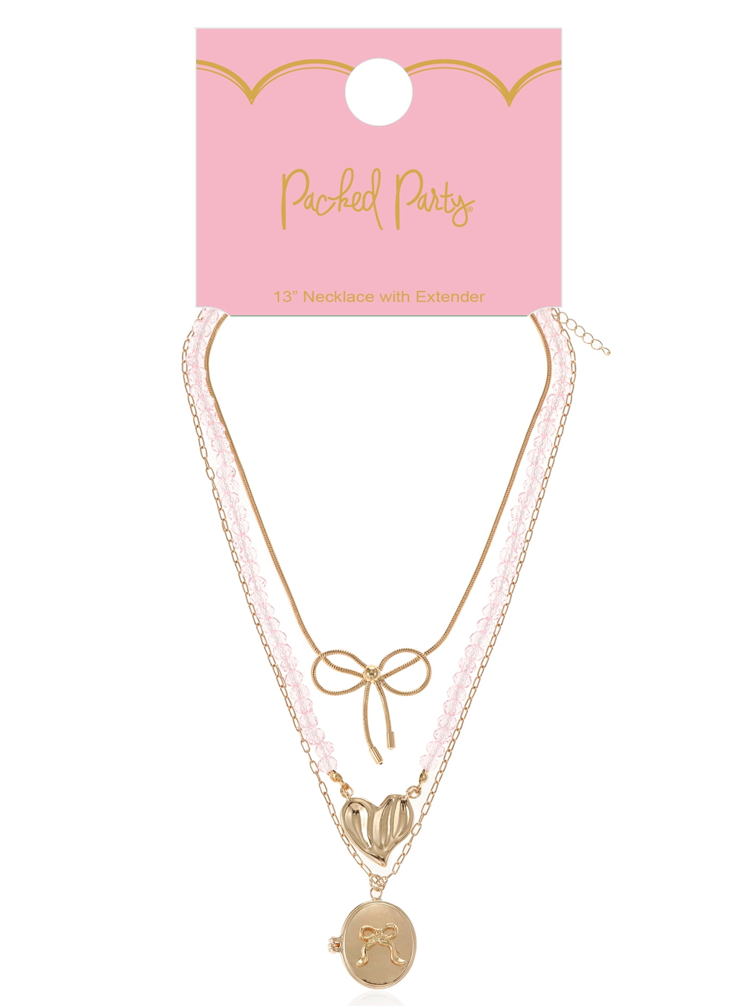 Packed Party Layered in Love 3-Layer Necklace with Locket