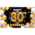 thumbnail image 2 of Decorative Design Happy Birthday Banner Gift Elements Party Backdrop Balloon Decoration 30th Birthday Celebration for Birthday Party Indoor Decoration Photo Shoot, 2 of 5