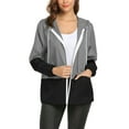 thumbnail image 4 of Avoogue Raincoat Women Lightweight Waterproof Rain Jackets Packable Outdoor Hooded Windbreaker, 4 of 9