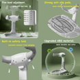 thumbnail image 3 of Soporte de baño para bebés CEILYEON plegable y ajustable en 5 niveles, color marrón, 3 of 6