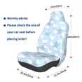 thumbnail image 3 of Yiaed Cute Goose On A Blue Sky Print Car Seat Covers,Universal Auto Seats Protector Fits for Car,SUV Sedan,Truck,Automotive Seat Covers & Accessories, 3 of 5