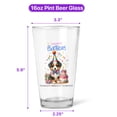 thumbnail image 5 of Happy Birthday Cute Puppy Miniature American Shepherd with Cake Gifts Party Hat 16oz Pint Beer Glass Mug MAS Dog Lover Gifts Beer Glasses Cup - 00029, 5 of 5