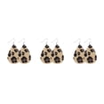 thumbnail image 3 of Jumpingount Pendientes con estampado de leopardo, accesorio de moda para niña, adorno de joyería para mujer, adorno colgante de gota de agua de Type1 NO1, 3 of 6